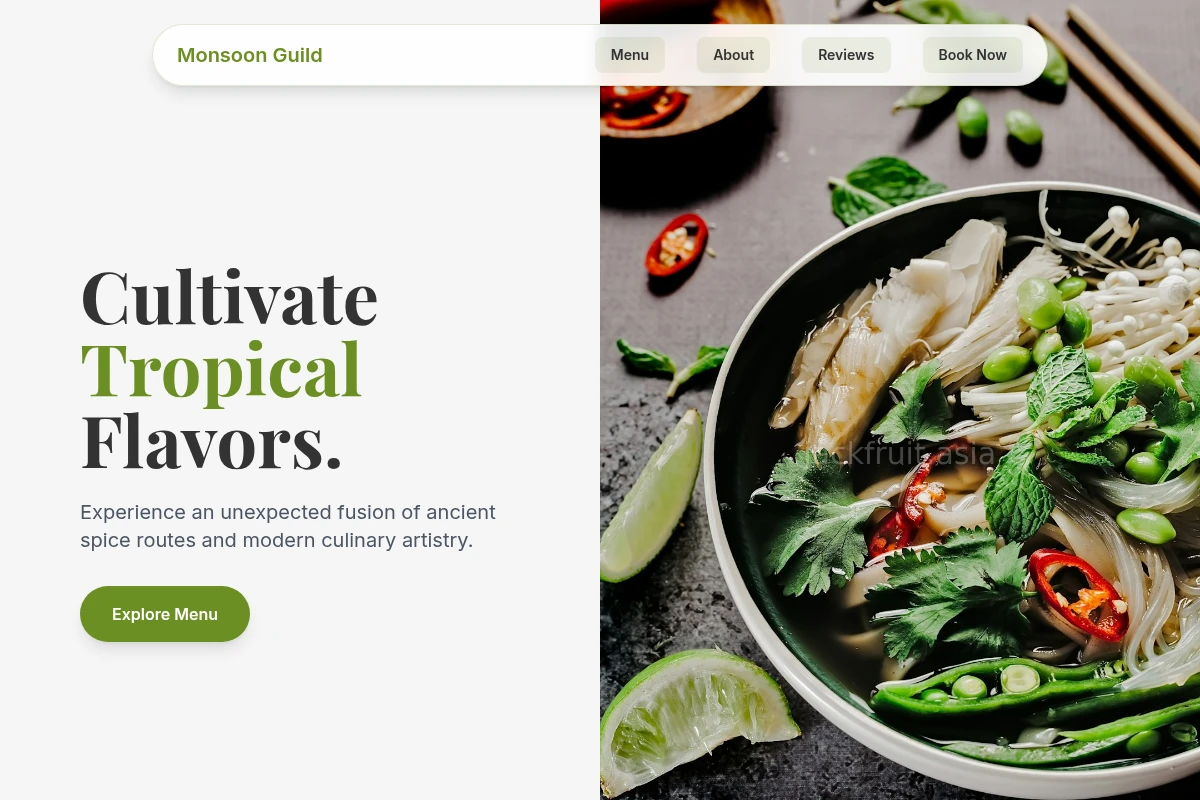 Sown Asian Fusion Food