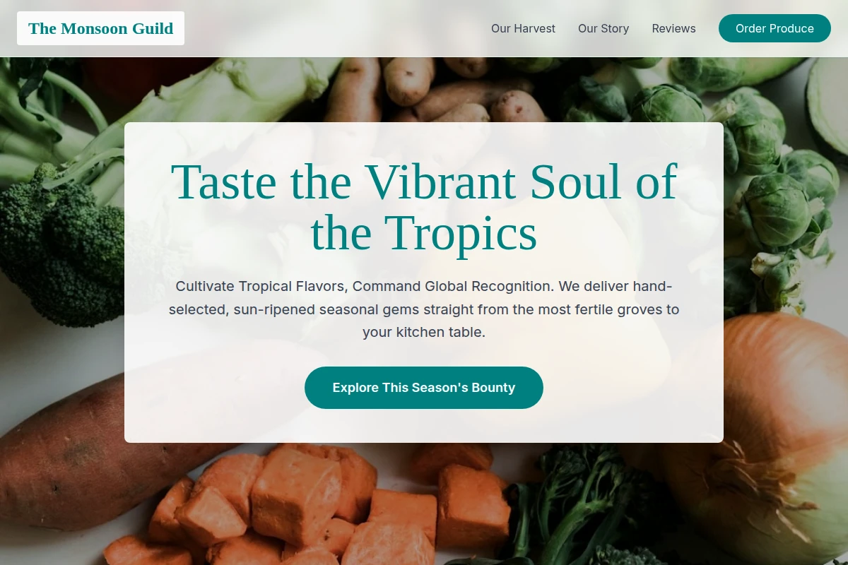 Seasonal Fresh Produce